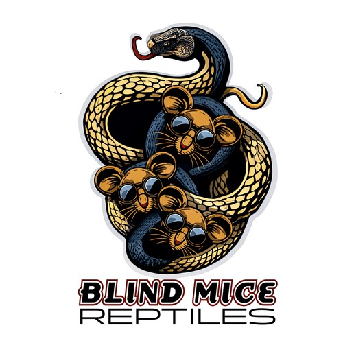 Blind Mice Reptiles Logo