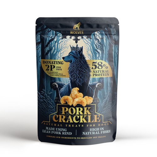 Luxurious Pet Food Pouch Design