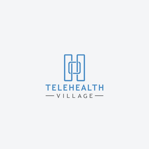 Simple and modern logo for Telehealth Village