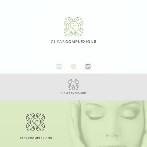 Soft and sleek logo concept for a Acne treatment center