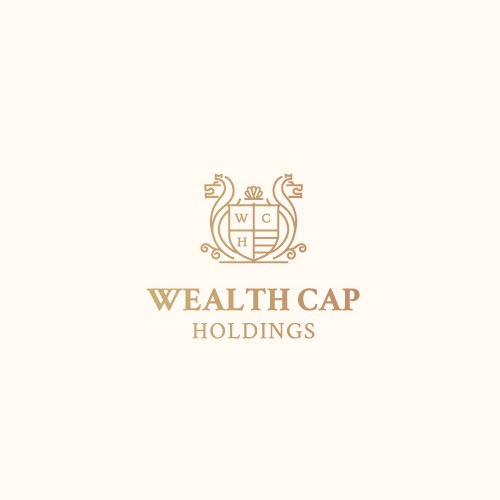 Minimalist lineal classic logo for Wealth Cap Holdings