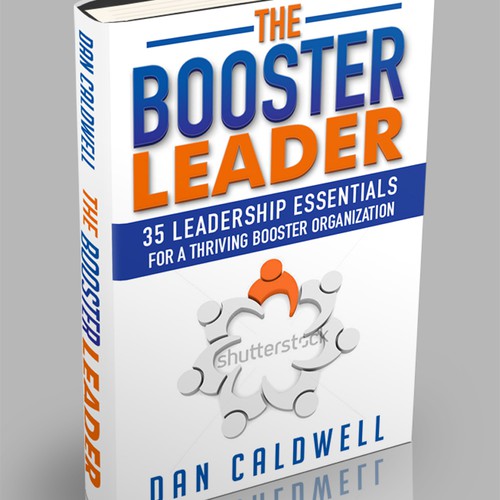 Design a compelling book cover for The Booster Leader!