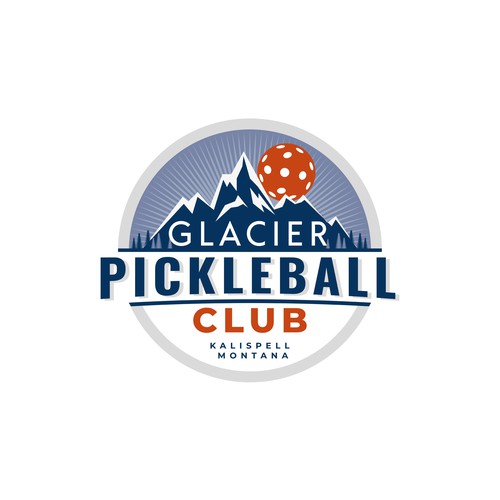Logo design for Glacier Pickleball Club