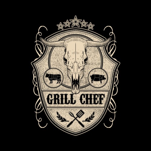 grill chef design tshirt