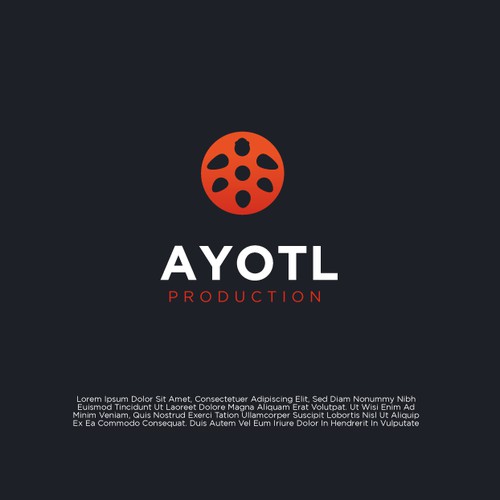 turtle / movie concept logo