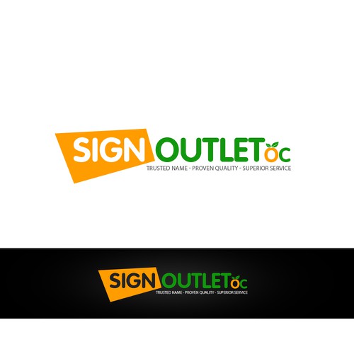 New logo wanted for sign outlet oc (oc stands for orange county)