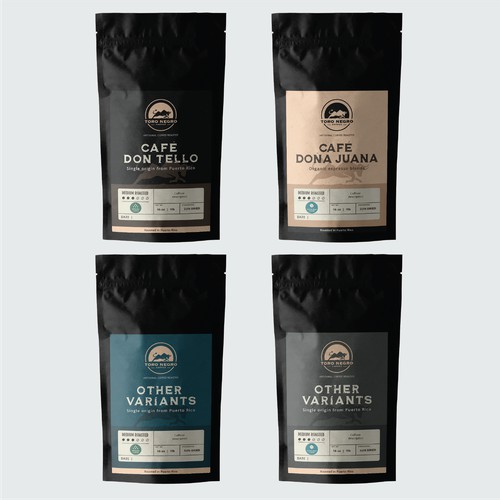 Toro Negro Coffee Label Design