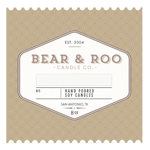Start up soy candle company looking for a beautiful label