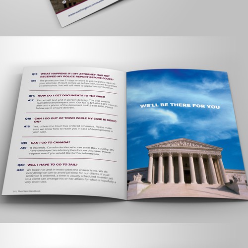 Law Office Booklet Design