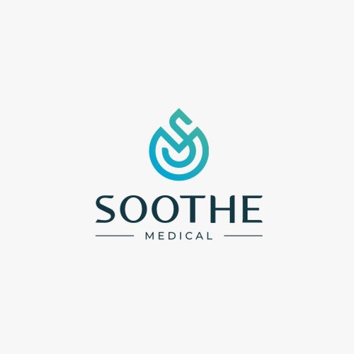 Minimalist Logo design for Soothe Medical,  a PA with 13+ years of experience in medical aesthetics