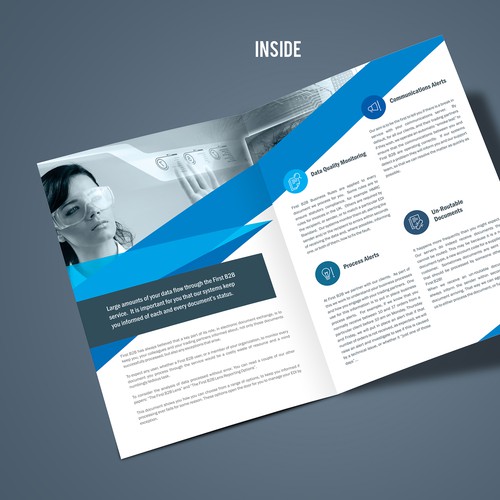 Brochure Design for First B2B Processing Alerts