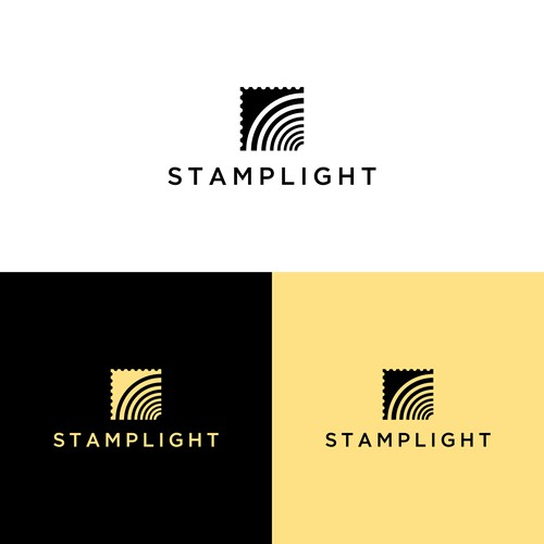Stamplight logo design