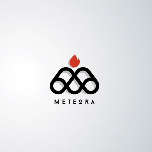 Concept de logo pour la marque meteora