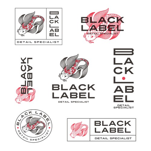Logo Suite for Black Label Detail Specialist