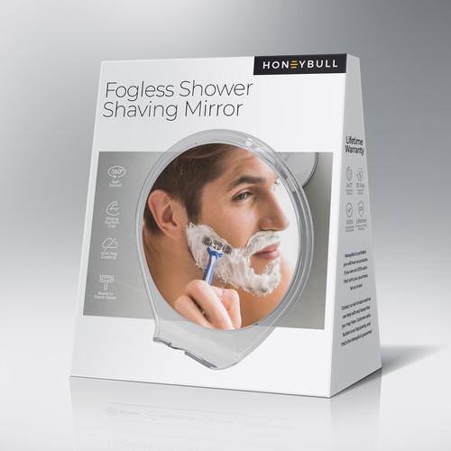 Fogless Shower Shaving Mirror
