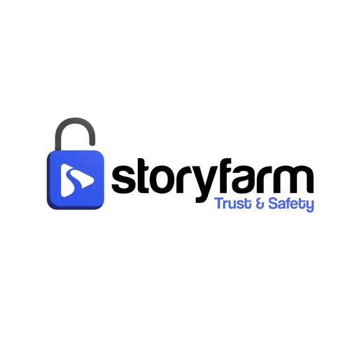 Logo for safe and trust department of a video content agency