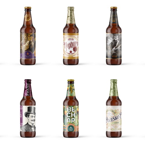 Beer label design selection - 2015 / 2024