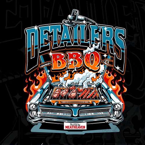 DETAILERS BBQ TSHIRT DESIGN
