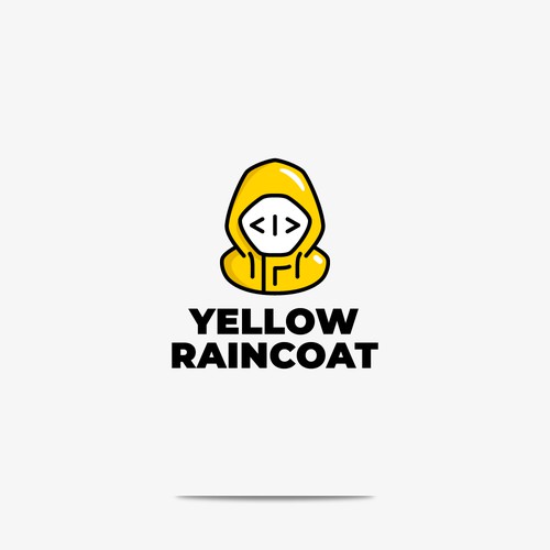 Logo design concept for Yellow Raincoat