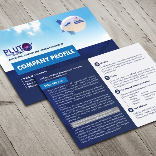 Company profile design
