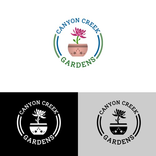 Concept de logo pour Canyon Creek Garden