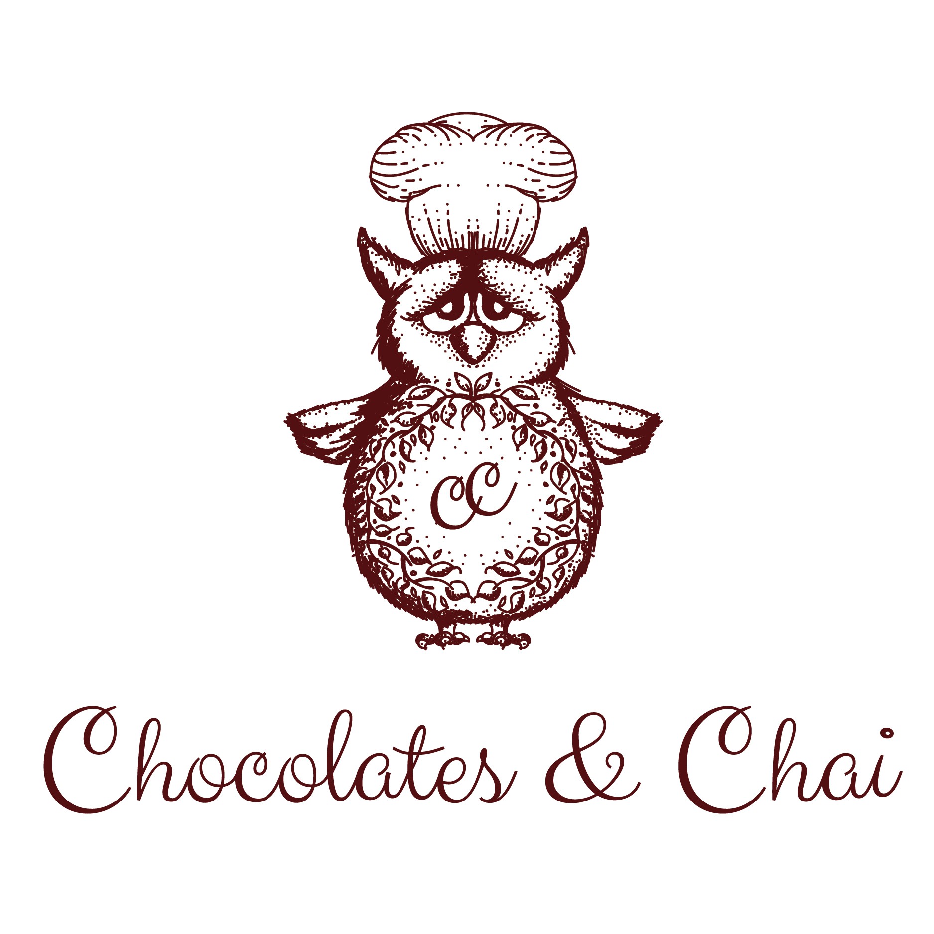 创建一个迷人的和有趣的标志/博客的标题,巧克力和茶!