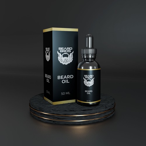 Beard Oil Packaging Design