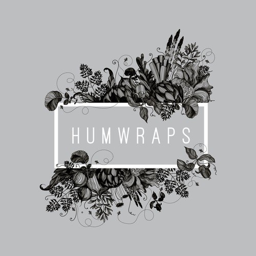 Logo and label design for Humwraps, reuseable planet friendly food wrapping cloth 