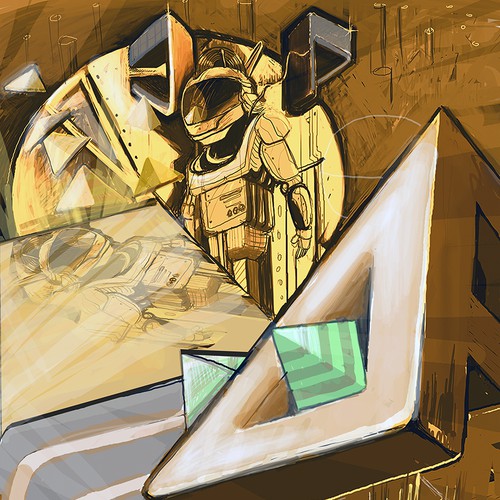 99designs community contest: create a Daft Punk concert poster