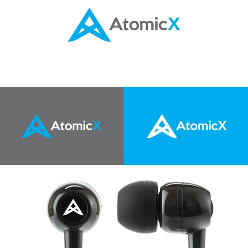 AtomicX logo design