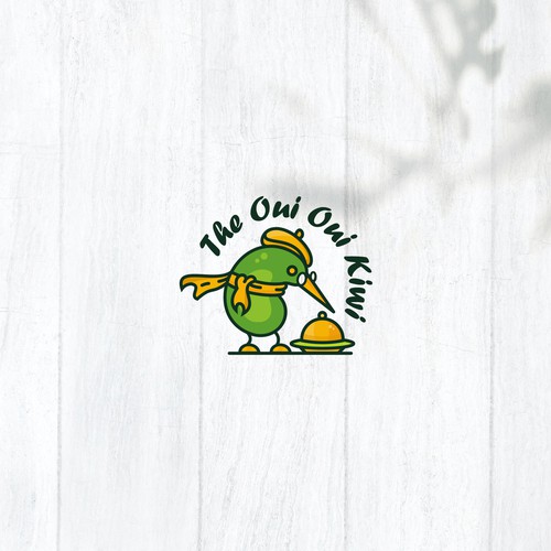 Logo for "The Oui Oui Kiwi" Food Project
