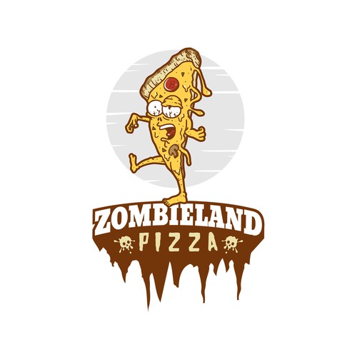 Logo for Zombieland Pizza