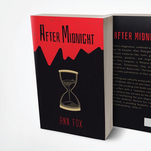 Horror novel book cover