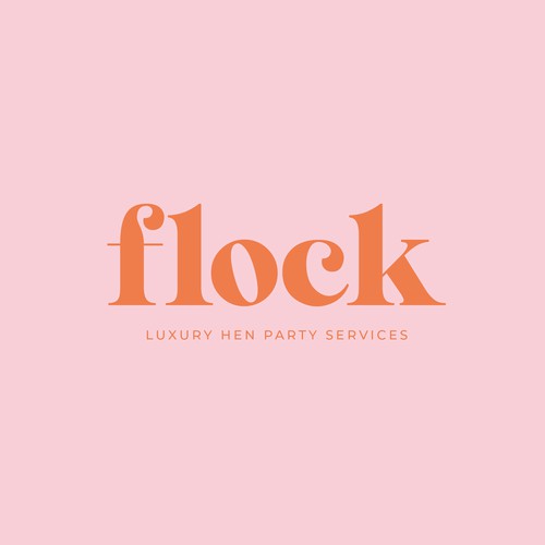 Design a logo for women's modern party planning service