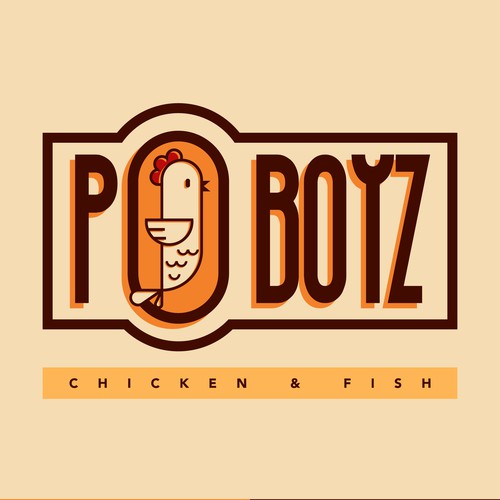 Po Boyz Chicken & Fish Logo