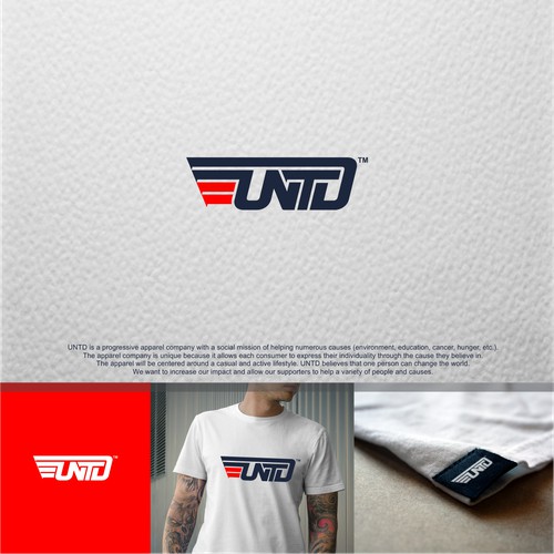 Logo design for an apparel company focused on making a positive impact in the world