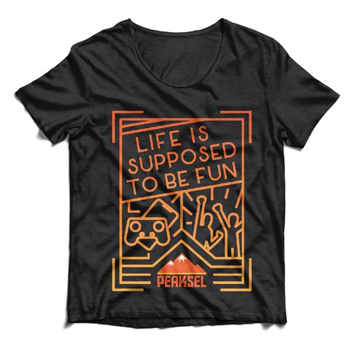 Shirt Design Concept for Peaksel