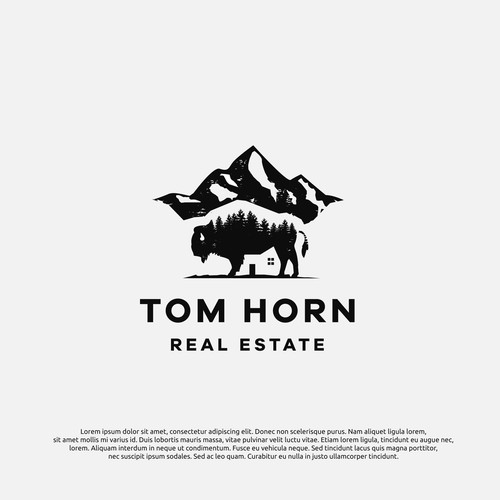 logo concept for tom horn