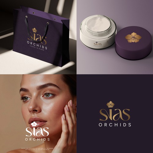 Beautiful brand for cosmetics and scents