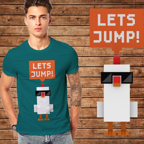 tees design for crossy road merch