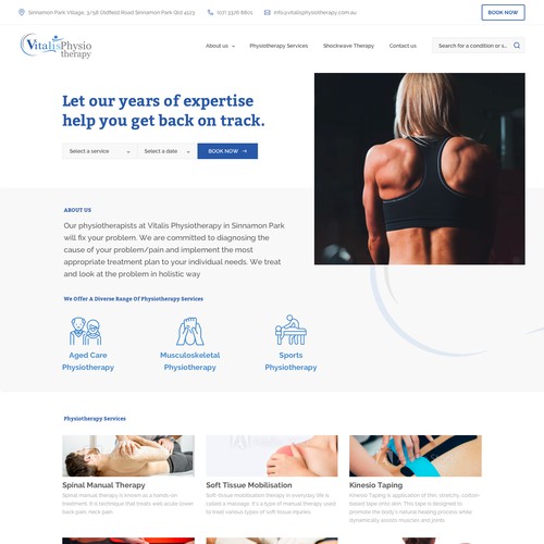 Homepage Design