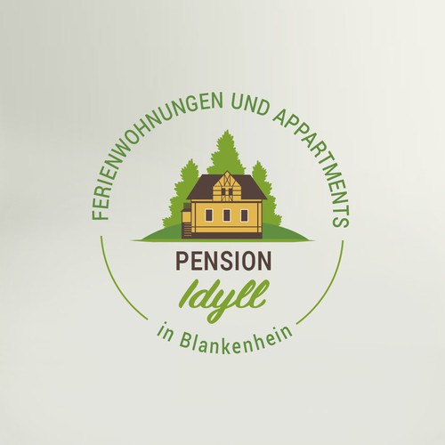 Logo design for a pension house in Thuringia, Germany