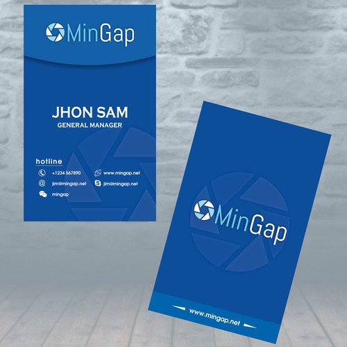 Online Marketing business card for MinGap