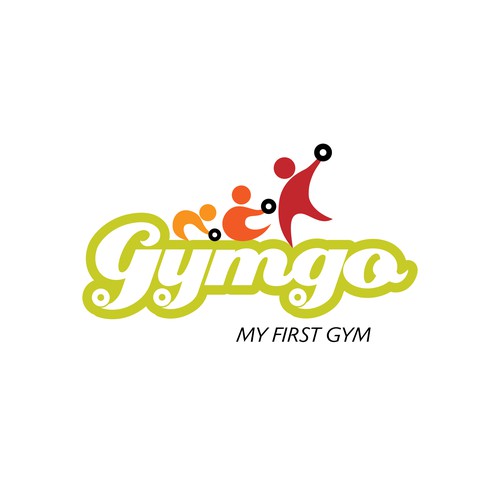 Logo for a kids fitness center