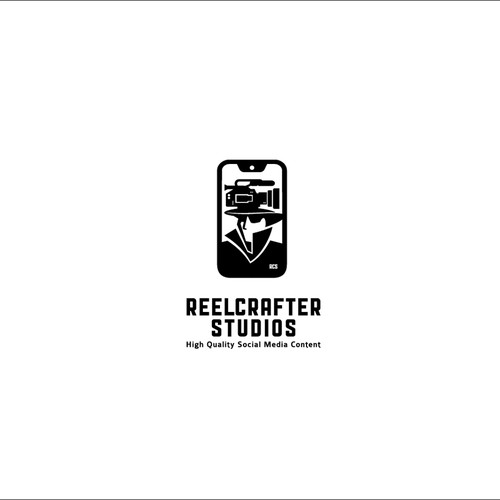 Oldschool-Logo für moderne Social Media Agentur