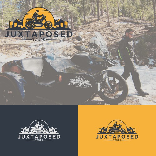 Juxtaposed Tours Logo Design