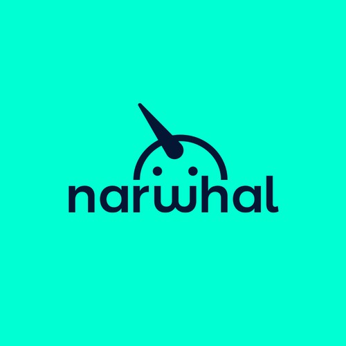 Narwhal soaps brand logo design 