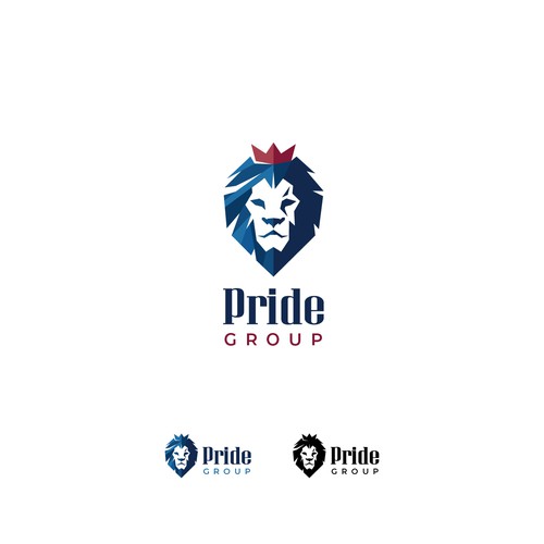 Stylized Lion Head Logo