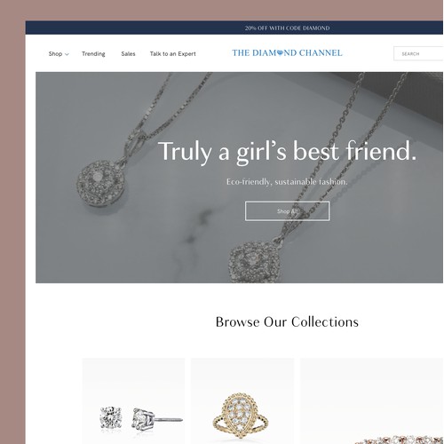 Jewelry E-Commerce Concept