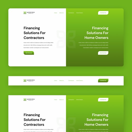 Website Redesign for WaterCress Financing Platform